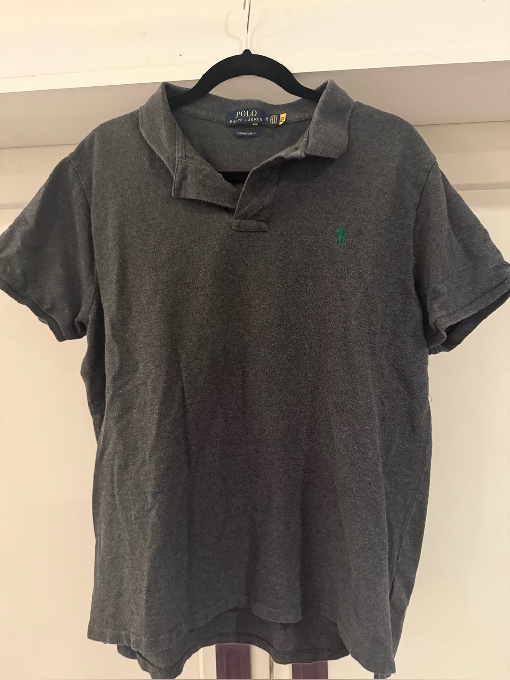 Polo Ralph Lauren Men's Dark Gray Short-Sleeve Polo Shirt